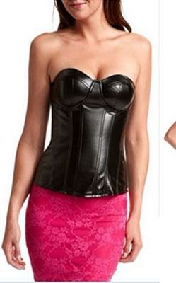 Pieced Pleather корсет